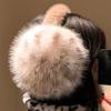 1Pc Leopard Print Faux Fur Earmuffs for Women Winter Soft Plush Ear-Muffs with Folding Earflap Warm Outdoor Ear Scarf Accessory