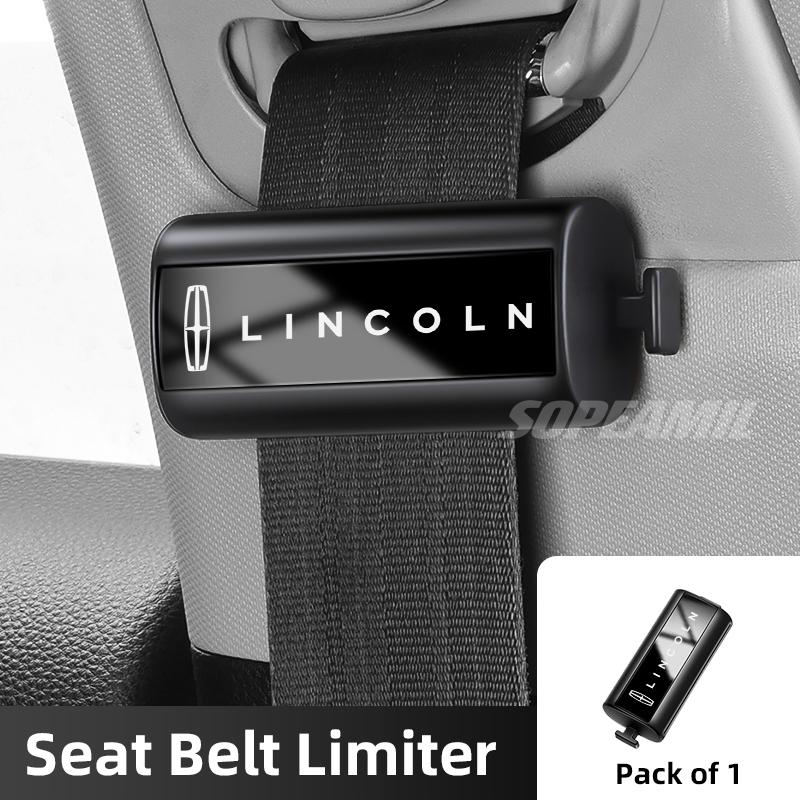 

For Lincoln Z MKZ MKC MKX MKT Navigator Aviator Nautilus Corsair Car Safety Belt Fixator Seat belt clip Position Limiting Clamp чёрный