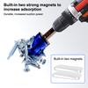 1Pcs Magnetic Screw Rings Magnetized Ring Screwdriver Bits Aluminum Alloy 6.35mm Shank Screw Bit Magnetic Magnetizer