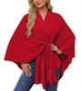 Soft Faux Cashmere Shawl: Solid Color Scarf for Weddings & Evening Gowns - Women's All-Season Accessory
