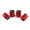 For Volkswagen 1J264Pcs 3D Metal Tire Valve Caps Car Tyre Air Stems Cover for Volkswagen VW R Line R32 Touareg Passat Polo 4 Motion MTM Blue Motion