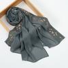 Chiffon Material Women Lace Shawl Plain Summer Femme Shawl Head Wrap Turban  Ramadan Season