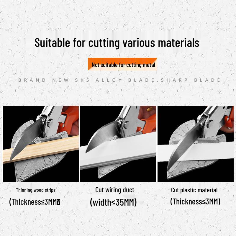 Kabelkanalschere 45° Winkel Schneidezange für Elektriker und Schreiner