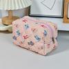 Large Capacity Little Bear Print Makeup Bag – Portable Girlish Polyester Toiletry Storage