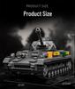 Tiger 97001 Heavy Tank Military Model Building Kit with Minifigures