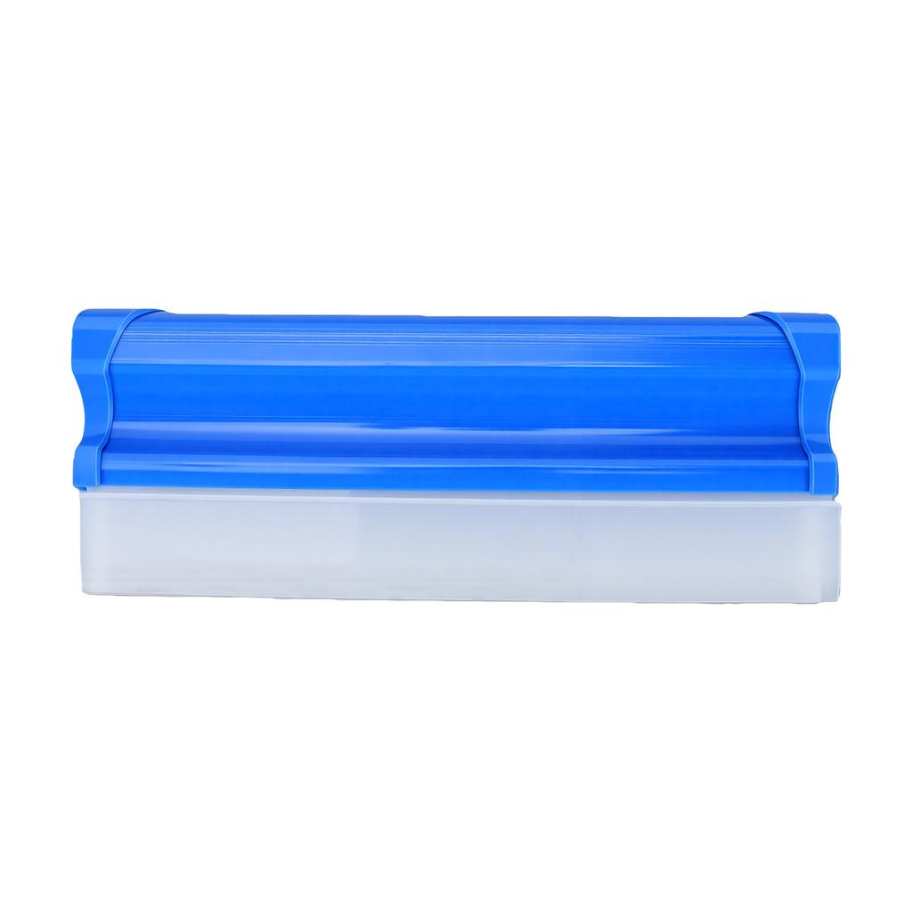 Car Squeegee Blue Double Row Plastic Handle Silicone Blade Car Drying Squeegee for Window