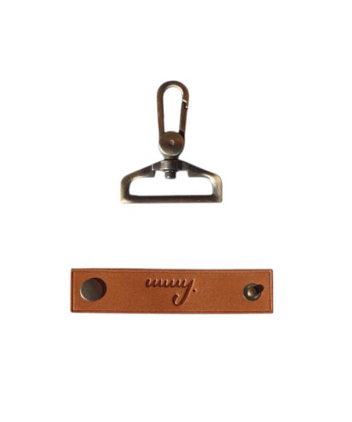 WWWY [WWWY] Tatatata Bandana Leather Keyring