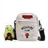 Stranger Things Canvas atmungsaktive kleine quadratische Tasche mit diagonalem Muster