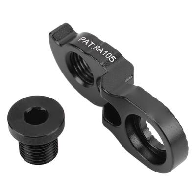RISK Fahrrad Schaltauge Aluminium Fahrrad Hinterradaufhängung Verlängerer für 40T 42T 46T 50T 52T Mountainbike Schwarz