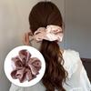 Multi Color Ponytail Hair Scrunchies Large Size Hair Bands Classic Elastic Hair Ties  Girls