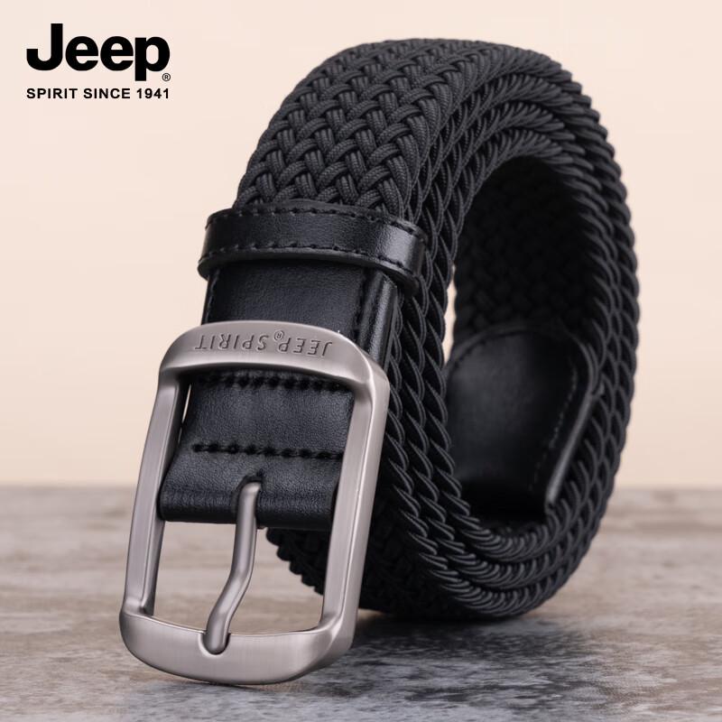 Мужской тканый эластичный ремень JEEP SPIRIT 110cm