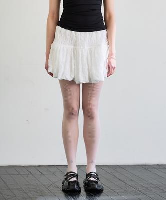 Alikim Annie Balloon Skirt Pants / White