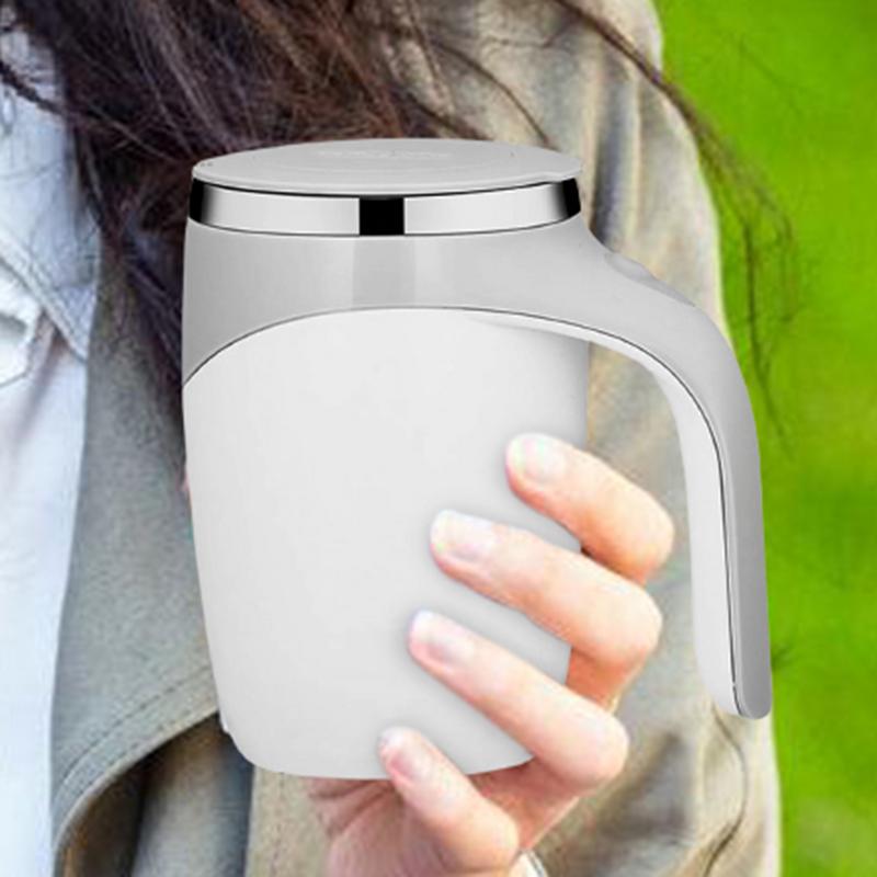 Magnetic Coffee Stirrer Mug Rechargeable Automatic Quiet Fast Stirring Speed Charge Coffee Cup Auto Mixing Mug With Lid For Milk