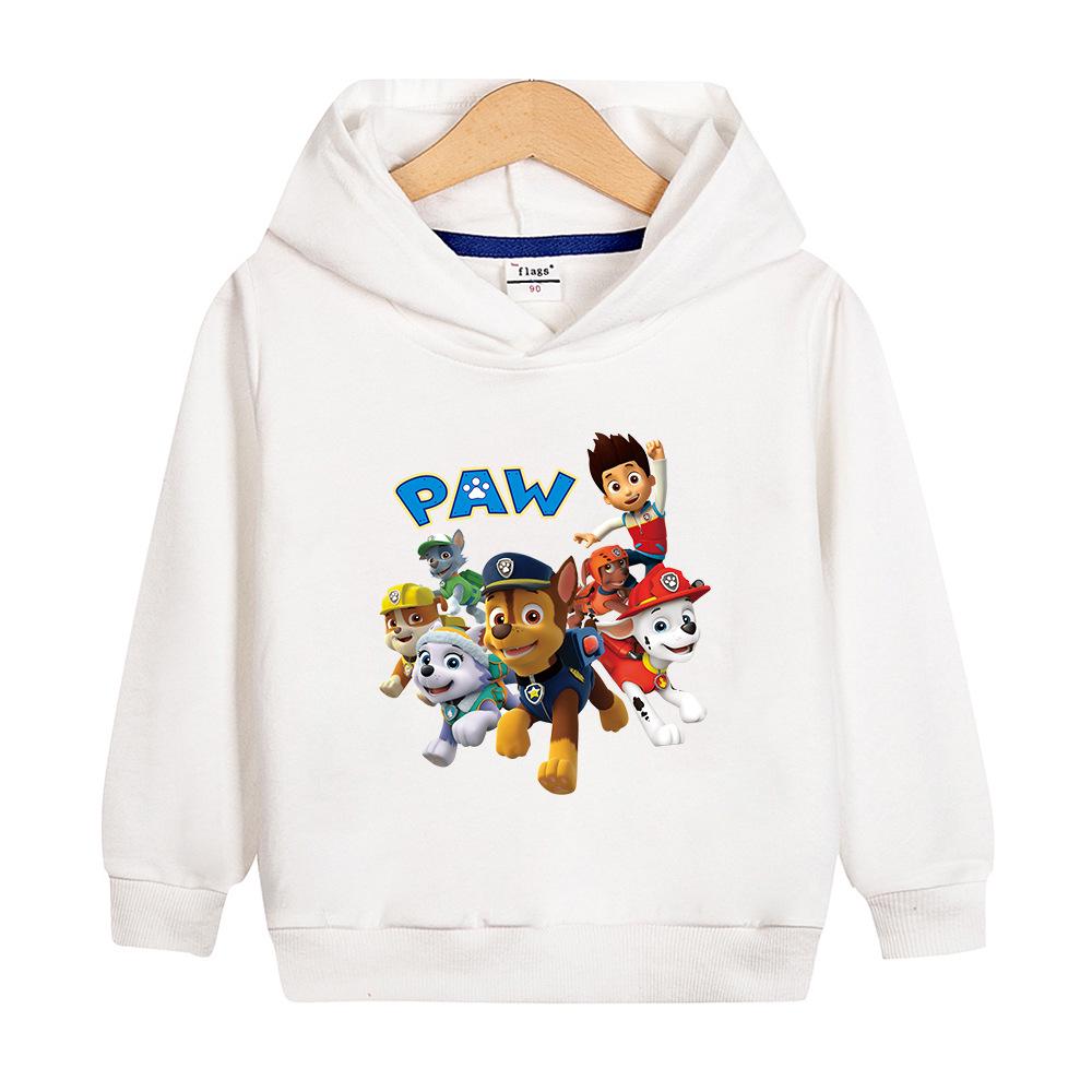 Paw Patrol Boys' Hooded Sweatshirt - Stylish, Loose-Fit Autumn Jacket for Kids