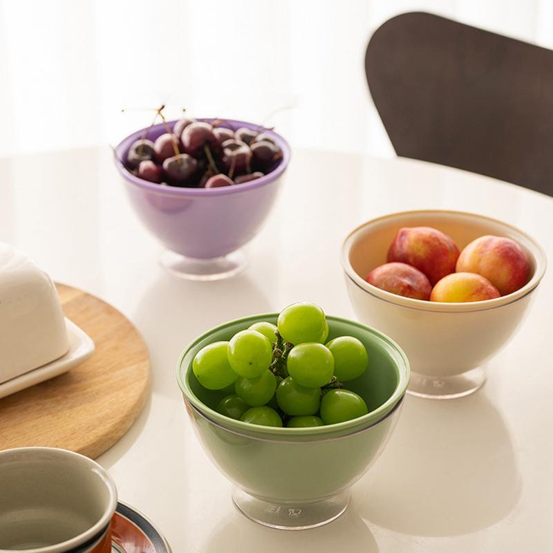 Vegetable Washing Basin 3X Kitchen Draining Basket Food Pasta Berry Sink Strainer Fruit Storage Containers Double Layer Colander