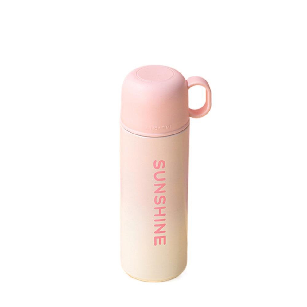 Fashion Insulation Cup 500ml Water Bottle Portable Coffee Mug  Travel