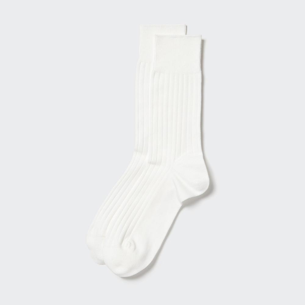 Uniqlo Japan Supima Cotton Wide Rib Socks