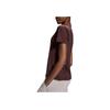 On Movement T Comfortable Skin-Friendly Soft Casual Short Sleeve Regular T-Shirt Women T-Shirts Brown-Red 1WE30380398