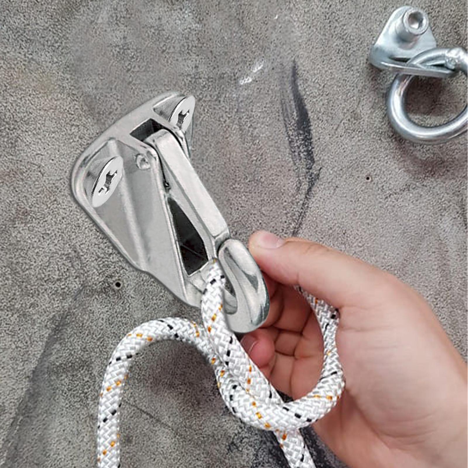 Stainless Steel Wall Hooks Stainless Steel Spring Hanger Hook Marine Safety Accessories Engineering Hardware for Bathroom China Mainland