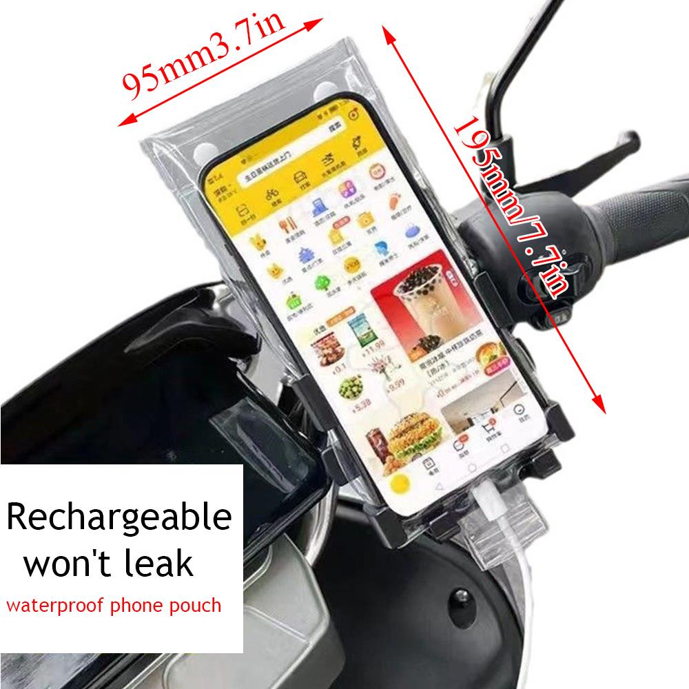 Transparent Waterproof Phone Covers Rider Mobile Phone Touchscreen With Rain Cover Bike Bicycle Phone Waterproof Pouch Bag чистый