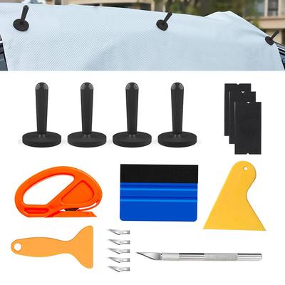 Car Film Sticker Tools Vinyl Wrap Gripper Magnet Holder Tint Tool Felt Squeegee Wrapping Sign Making Vinyl Magnet Carving Knife