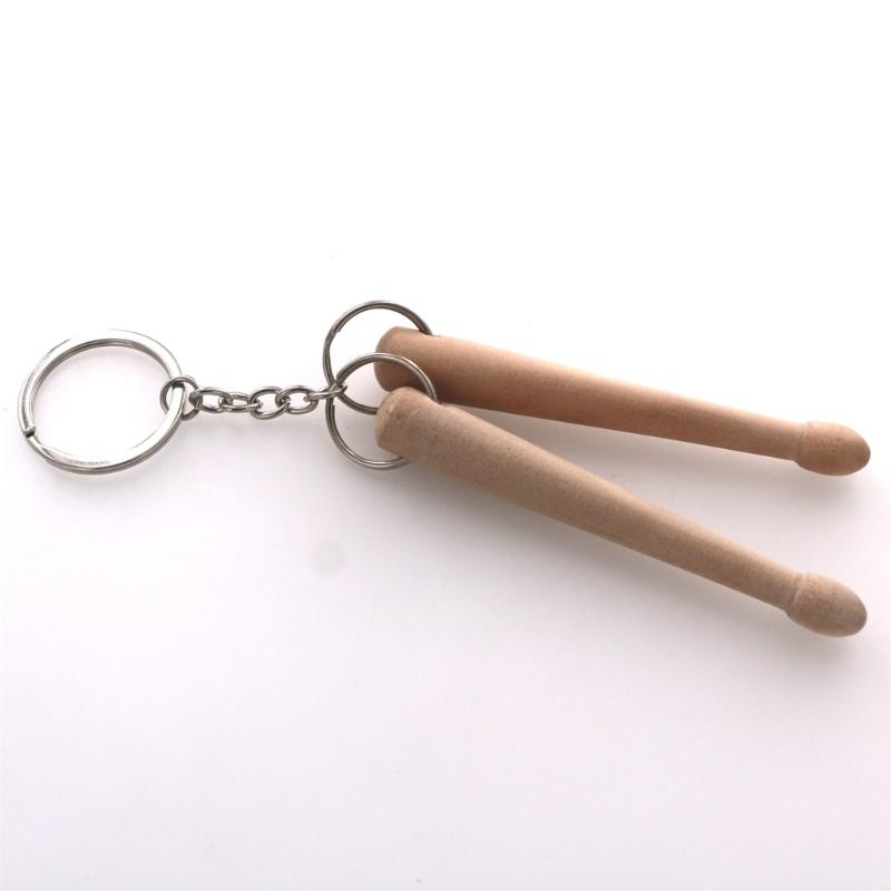 Portable Small Drumstick Keychains Charm Pendant Fashion Accessory For Drummers And Music Fan Parties Decoration