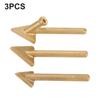 3pc Soldering Iron Tips set Copper Repair Triangular Smoothing Head Welding Tips Iron Plastic Welder-Replacement Tips For 80Watt