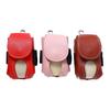 Portable Golf Ball Pouch PU Leather Waist-Hanging Golf Waist Holder Bag Lightweight Waterproof Golf Tee Set Bag Golf Accessories