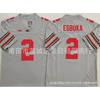 Embroidered College Rugby Jersey Men - Ohio State Buckeyes Style Numbers 7 33 18 2 1 4 Fall Winter Wear
