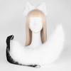 Felliges Tierohr-Schwanz-Set Cosplay Anime Kostüm Fuchs Wolf Ohren Accessoire Plüsch