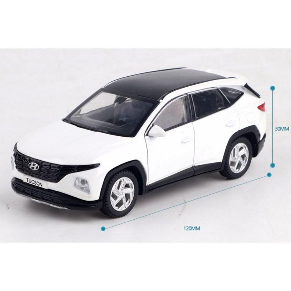 Hyundai Tucson 2020 Diecast Minicar - Cremeweiß Perlmutt Edition