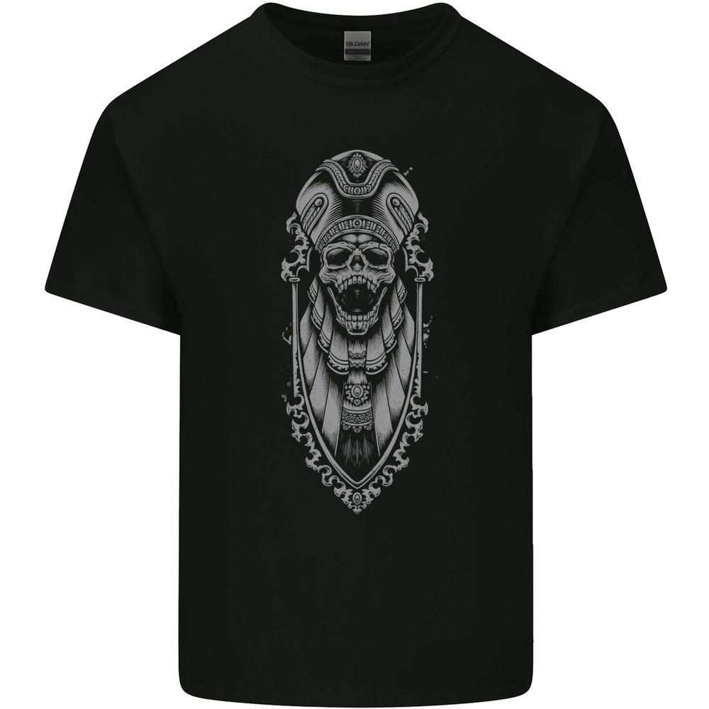 Death Order pharaoh Skull Biker Motorcycle Mens Light Cotton T-Shirt Unisex T-Shirt S