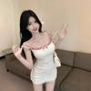 2026 Small Sweet and Spicy Fake Two-piece Suspender Skirt Pure Desire Sexy High Waist Slim Back Slim Short Dress