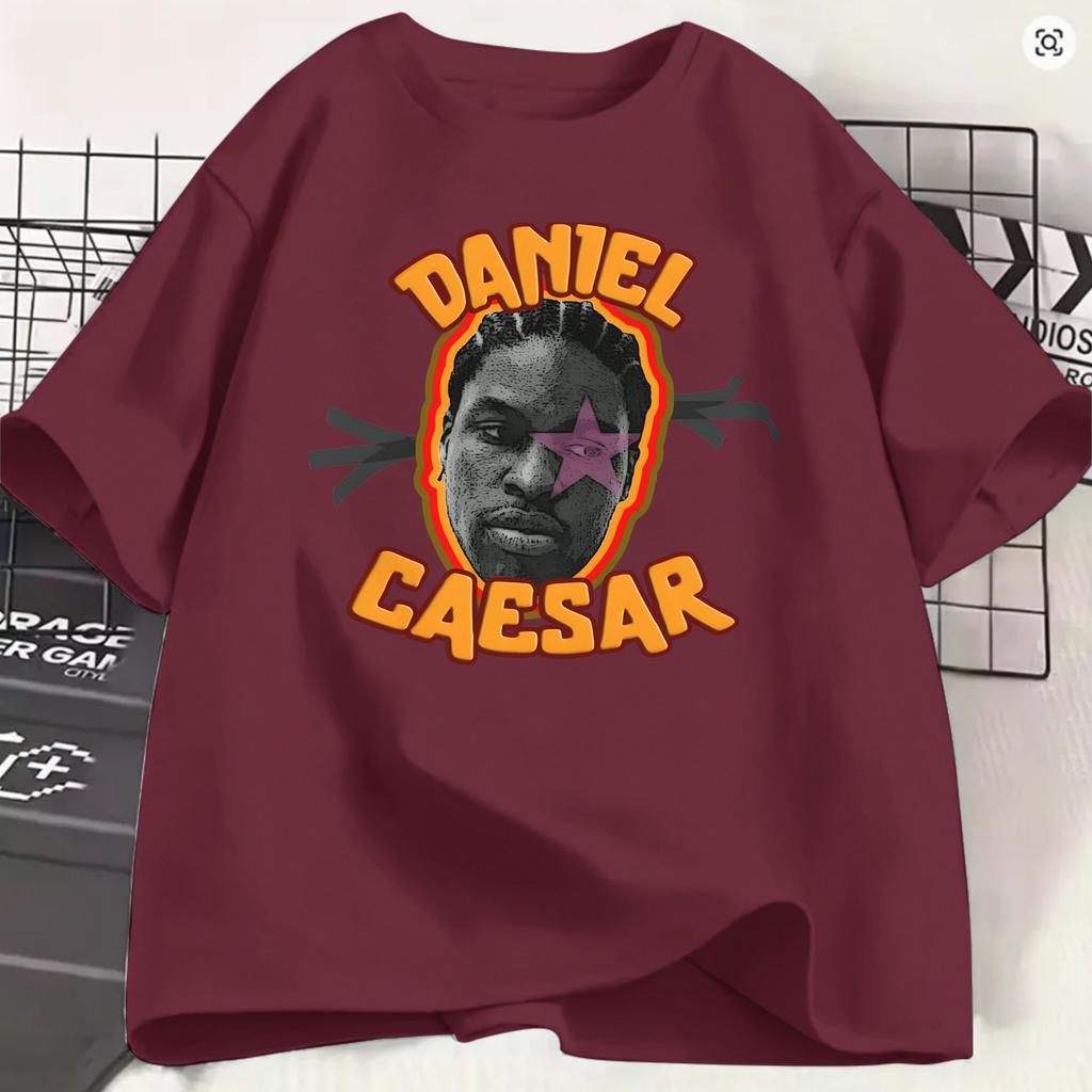 Unisexs TShirts Daniel Caesar Casual Cotton Tee Shirt Short Sleeve Singer T Shirt Crewneck Clothes New Arrival
