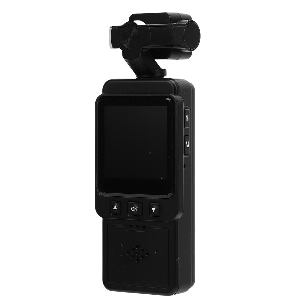 Wearable Camcorder WiFi 1080P 360 Degree Rotatable Lens Color LCD Screen Body Worn Camera with Clamp for Travel Hiking