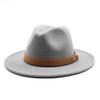 Classic Fedora Hat With Wide Brim For Women Men Fall Winter Fashion Accessory