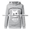 2022 Women's Cat Print Sweatshirt - Cozy Cat Nest Design