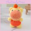 Capybara Persimmon Plush Keychain Animal Stuffed Doll Toy Decoration Gift Kids