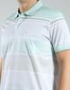 Luxuria Men's Striped Collar Neck T-Shirt