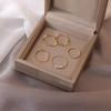 5Pcs Adjustable Open Rings With Irregular Cute Pearl Designs For Women Gift