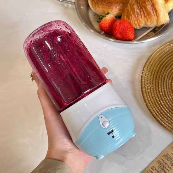 Portable Juicer Blender Fruit Juice Mixer 300ML Large Capacity BPA Free Leak-proof Rechargeable Wireless Electric Juicer