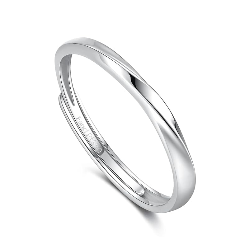 [FANCIME] platinum ring men's ring Pt950 pairing adjustable engagement ring wedding ring shine couple Comes with gift wrapping Christmas birthday