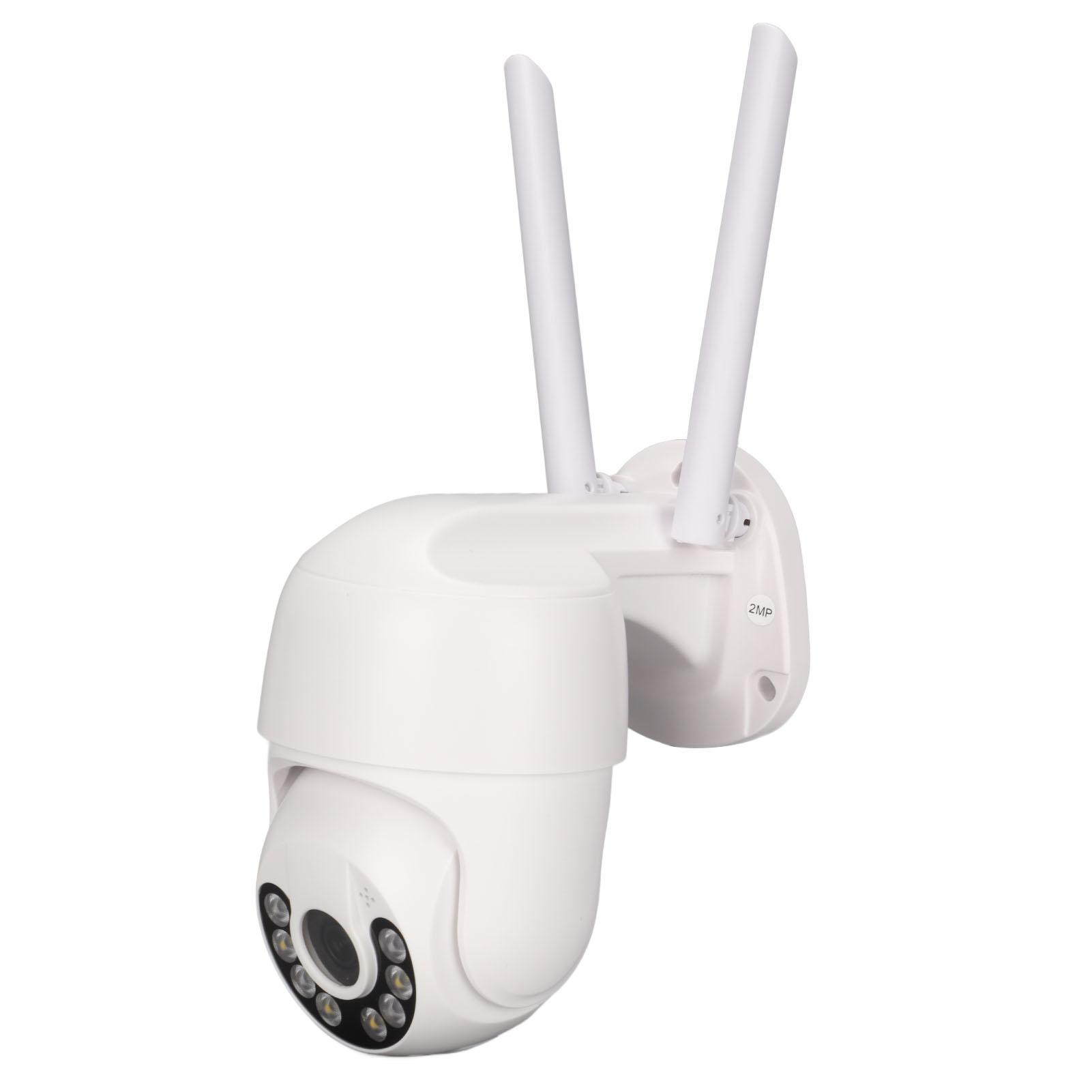 

Security Camera IP66 Waterproof Video Surveillance Camera Motion Detection Two Way o Color білий