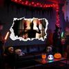 Halloween Horror Wall Sticker, Spooky Stickers & Floor Decals for Halloween Party, Haunted House & Home Horror Decorations
