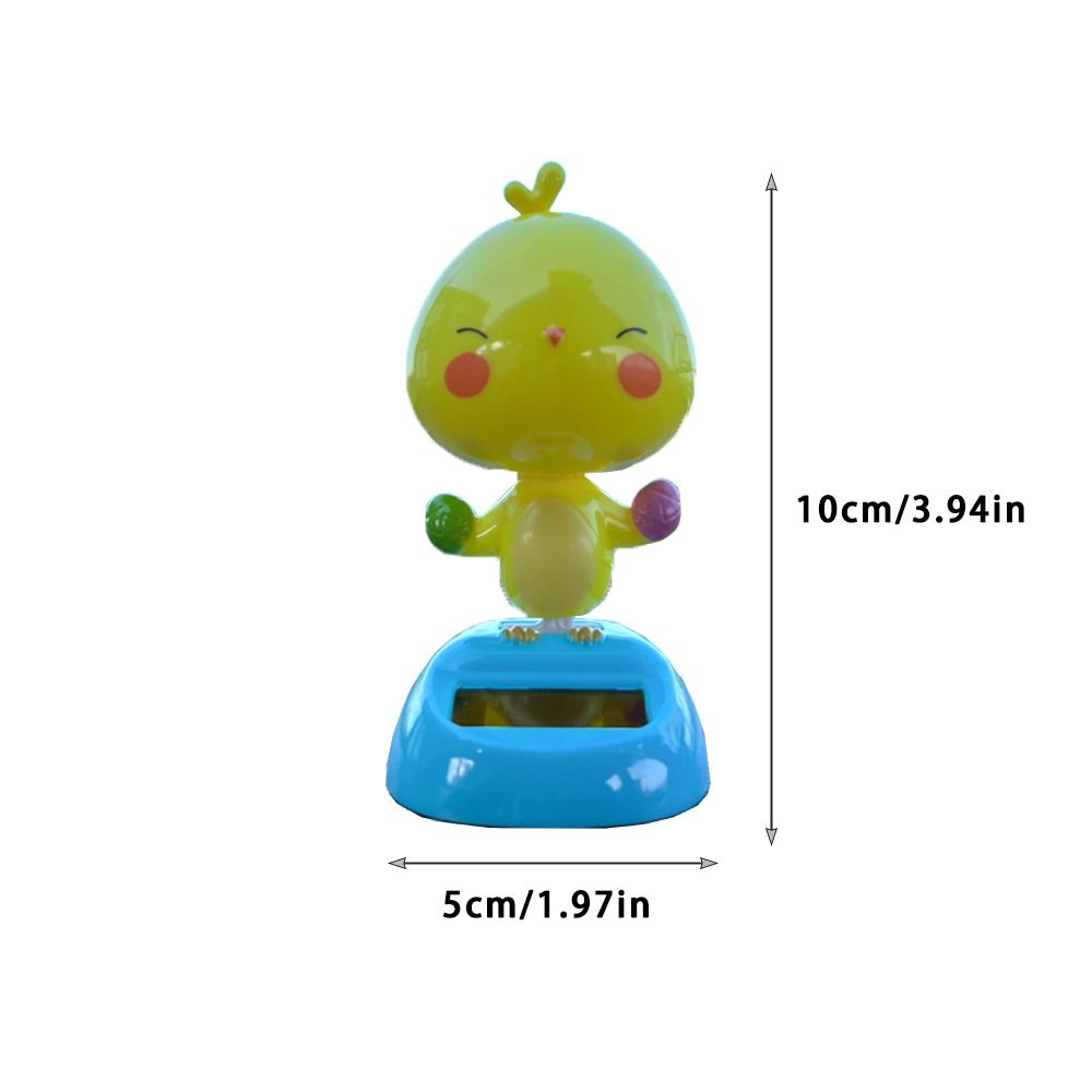 Funny Happy Chicken Bobblehead - Cute Car Dashboard Decor, Adorable Auto Accessory & Home Decoration, Perfect Amusing Gif