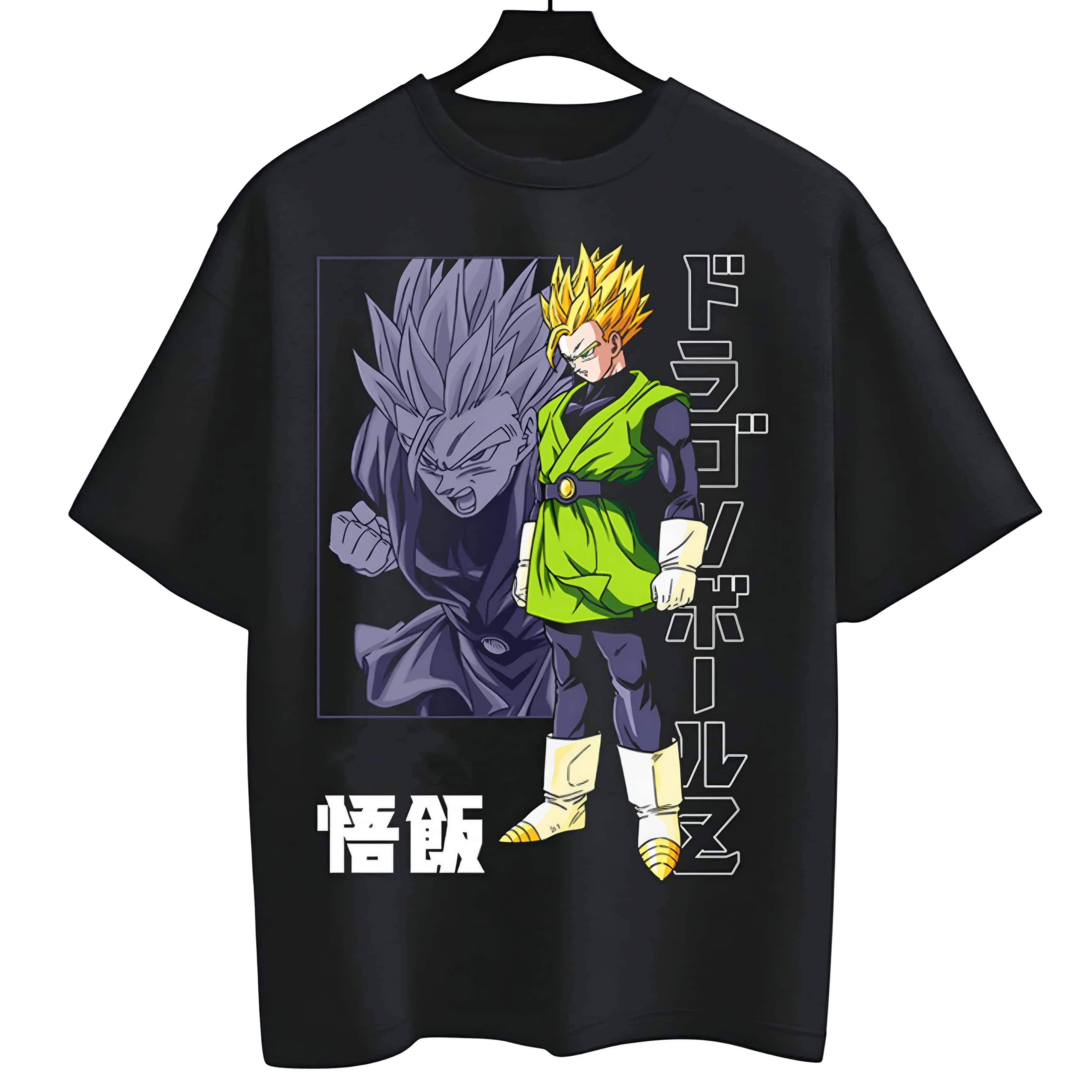 

2026 New Style Dragon Ball Wukong Super Saiyan Multi Pattern Cotton Unisexs and Womens Short Sleeved Tshirt Summer S