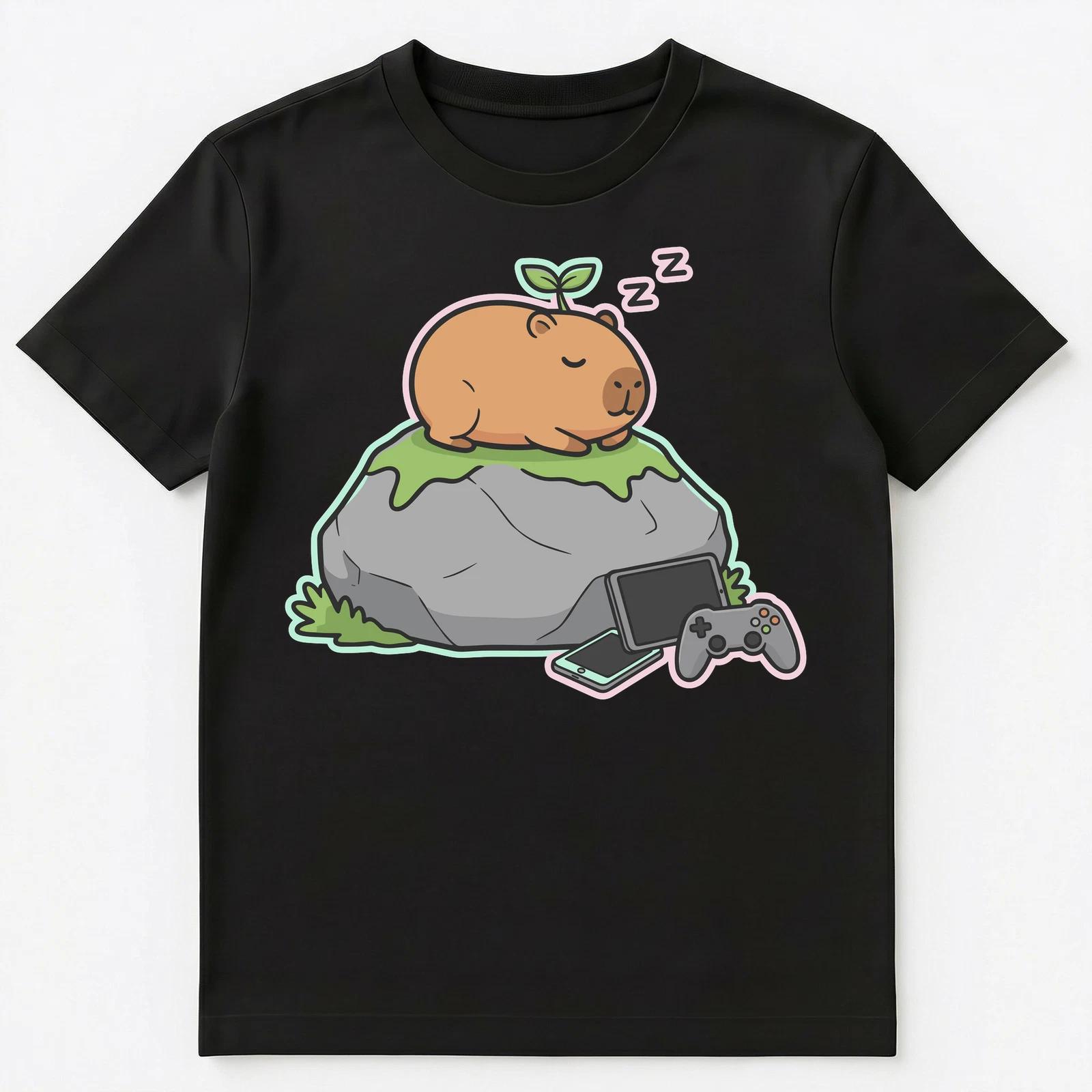 

Digital Dopamine Detox Capybara Lover Gaming Nap Relaxation Unisex T-Shirt 4XL