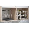 KOHLER Folding Wire Glass Holder or Drying Rack, Folds Up to 1.25 Inches, Holds Up to 6 Glasses, Charcoal