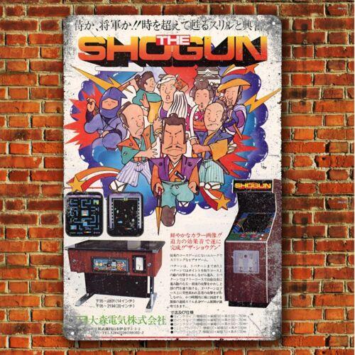 

f1The Shogun Arcade Retro Japan Video Game Metal Poster Tin Sign Size 20x30cm 20x30cm（7.8x11.8inch）