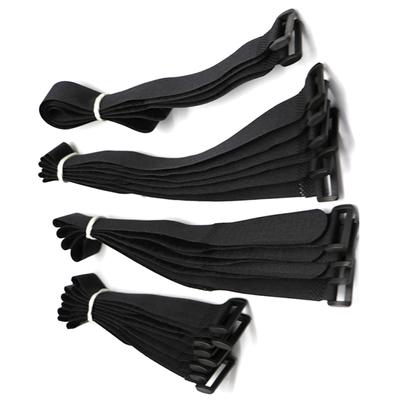 10 ks 2*20 cm Opakovaně použitelný upevňovací pásek na kolo Nylonový suchý zip Odolný Víceúčelový Samolepicí Vysoce kvalitní Popruh Stahovací pásky
